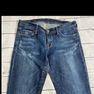 CITIZENS OF HUMANITY LOW RISE FLARE JEANS